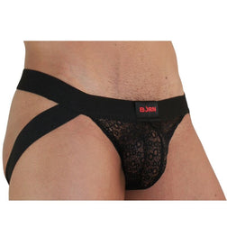 Jockstrap dentelle noire transparente — 005