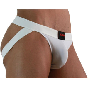 Weißer Lycra-Jockstrap — 007