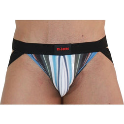 Jockstrap imprimé rayures multicolores — 009