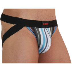 Jockstrap imprimé rayures multicolores — 009