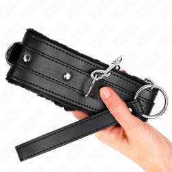 KINK COLLIER AVEC LAISSE 65 CM AVEC RESTRICTIONS NOIR 36 42 CM X 55 CM