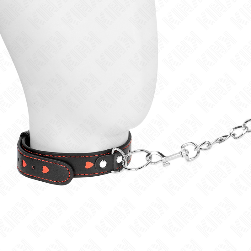 KINK COLLIER AVEC BRACELET 65 CM DETAILS COEUR 525 X 25 CM