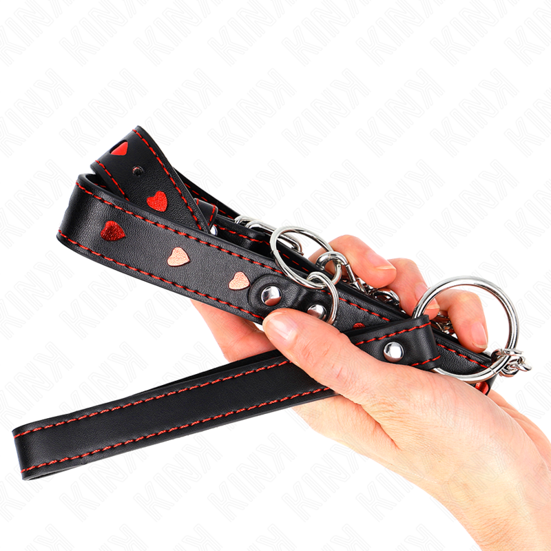 KINK COLLIER AVEC BRACELET 65 CM DETAILS COEUR 525 X 25 CM