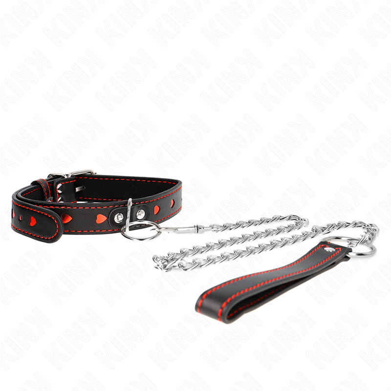 KINK COLLIER AVEC BRACELET 65 CM DETAILS COEUR 525 X 25 CM