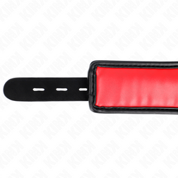 Collier BDSM matelassé noir avec laisse chaîne — Modèle 3 — vue 6