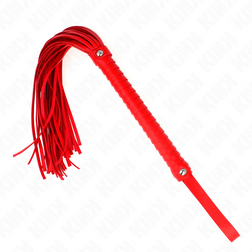 Fouet manche texturé rouge 48,5 cm — image 2
