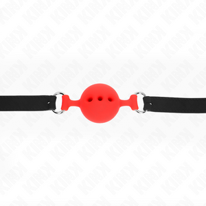 KINK BAG ENTIER EN SILICONE 55 x 2 CM AVEC BOULE DE 45 CM TAILLE M ROUGE AJUSTABLE 35 51 CM