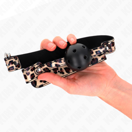 KINK BALLE RESPIRANTE LEOPARD 45 CM BAG 65 x 25 CM