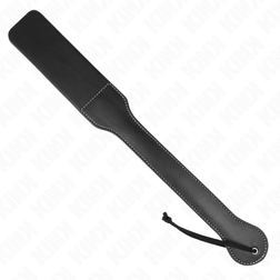 Paddle longue fine simili-cuir noire 45 cm — Kink — vue 4