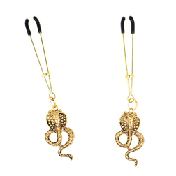 Pinces à tétons pendentif cobra 6 cm — KINK — vue 2