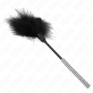 KINK PLUMES CHACOUILLES AVEC MANCHE STRASS 27 CM