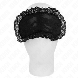 Bandeau en dentelle noire Kink modèle 1, 22,5 × 11 cm