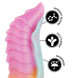 Détail de la texture nervurée du gode XL Kelpie
