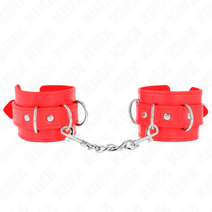 KINK 3 APPAREILS POIGNETS AJUSTABLES ROUGE 175 25 CM X 6 CM