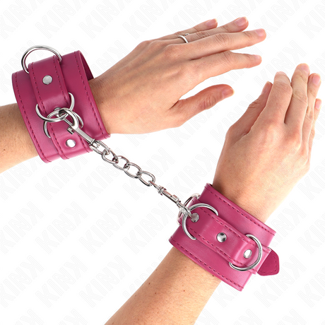 KINK 3 APPAREILS POIGNETS AJUSTABLES ROSE 175 25 CM X 6 CM