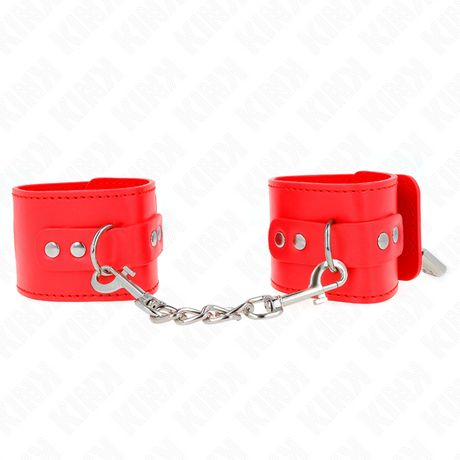 KINK APPUI POIGNETS AVEC FERMETURE PAR CADENAS ROUGE AJUSTABLE 16 23 CM X 55 CM