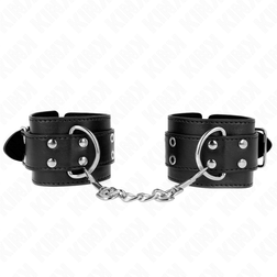 Menottes poignets bondage à double boucle ardillon — vue 2