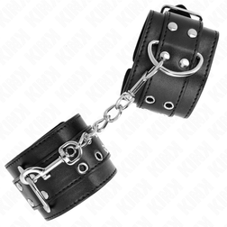 Menottes poignets bondage à double boucle ardillon — vue 3