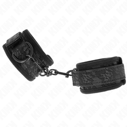KINK POIGNETS RECOUVERTS DE DENTELLE FONCEE NEOPRENE AJUSTABLE NOIR 20 29 CM X 5 CM