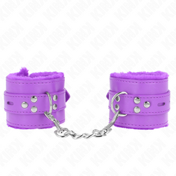 Menottes faux cuir violet — Wrist Restraint — vue 2