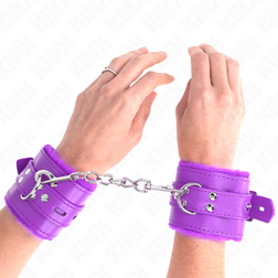 Menottes faux cuir violet — Wrist Restraint