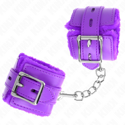Menottes faux cuir violet — Wrist Restraint — vue 3