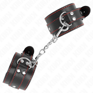 KINK APPUI POIGNETS NOIR AVEC DOUBLURE ROUGE REGLABLE 20 28 CM X 55 CM