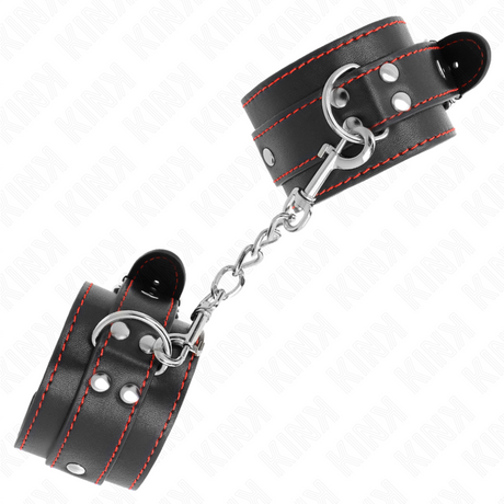 KINK APPUI POIGNETS NOIR AVEC DOUBLURE ROUGE REGLABLE 20 28 CM X 55 CM