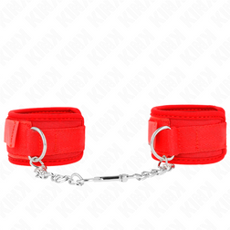 Manchettes de poignets en néoprène rouge 42 × 5 cm — image 2