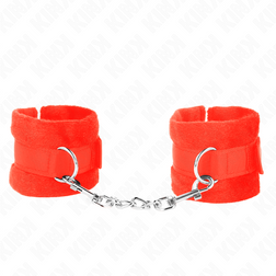 Menottes débutant fourrure rouge total look — image 2