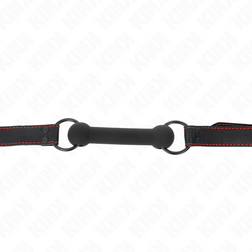 KINK BONE BAG AVEC SANGLE EN CUIR NOIR AJUSTABLE 41 57 CM