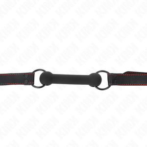 KINK BONE BAG AVEC SANGLE EN CUIR NOIR AJUSTABLE 41 57 CM