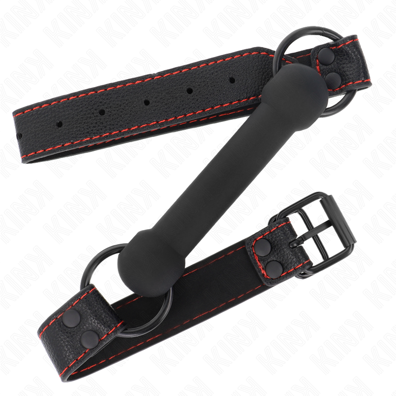 KINK BONE BAG AVEC SANGLE EN CUIR NOIR AJUSTABLE 41 57 CM