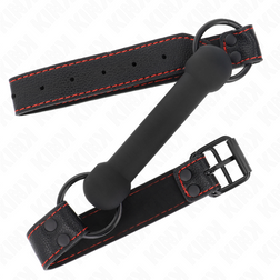 KINK BONE BAG AVEC SANGLE EN CUIR NOIR AJUSTABLE 41 57 CM