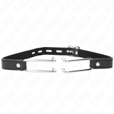 KINK BATON A CROCHET EN METAL 115 CM AVEC SANGLE EN CUIR REGLABLE 39 58 CM X 2 CM