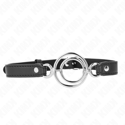 Bâillon à anneau O-ring 5 cm sangle ajustable vu de face