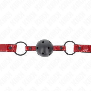 KINK BOULE EN CUIR BRILLANT 45 CM BAG 635 X 2 CM AJUSTABLE 41 X 59 CM