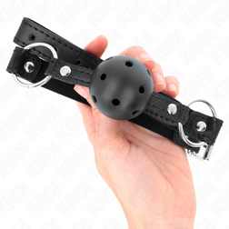KINK BOULE NOIRE CREUSE DURE 45 CM GAG MODELE 1 635 X 2 CM