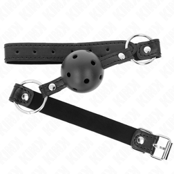 KINK BOULE NOIRE CREUSE DURE 45 CM GAG MODELE 1 635 X 2 CM