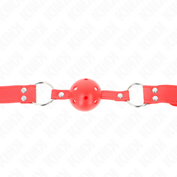KINK BAILLON A BOULE DUR CREUX ROUGE COMPLET 62 x 2 CM