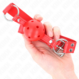 KINK BAILLON A BOULE DUR CREUX ROUGE COMPLET 62 x 2 CM