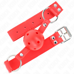 KINK BAILLON A BOULE DUR CREUX ROUGE COMPLET 62 x 2 CM