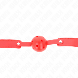 Vue sous un autre angle de l'accessoire Bâillon boule 4,