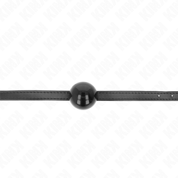 Bâillon boule noire discrète 4 cm — Simplicity — vue 3