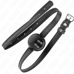 Bâillon boule noire discrète 4 cm — Simplicity — vue 4