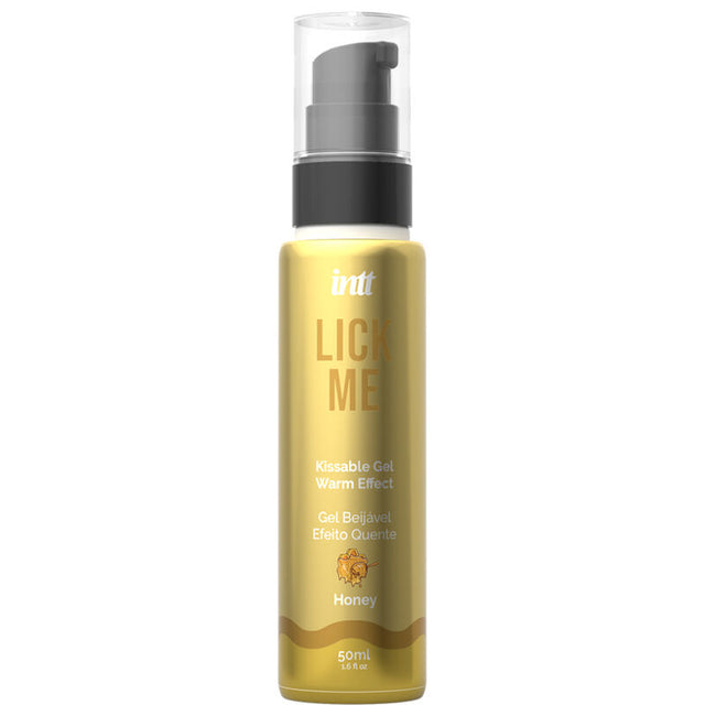 Gel comestible chauffant miel — Lick Me 50 ml · Intt Lubricants · Lubrifiants aromatisés