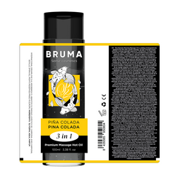 Huile de massage chauffante 3-en-1 100 ml Piña Colada