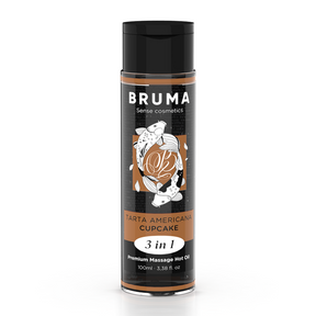 Huile de massage chauffante 3-en-1 saveur cupcake 100 ml · Bruma · Massage