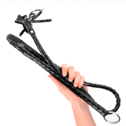 Fouet long tressé brillant 138 cm — image 3