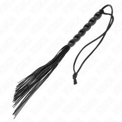 Mini fouet silicone manche 6 billes noir 26 cm — image 5